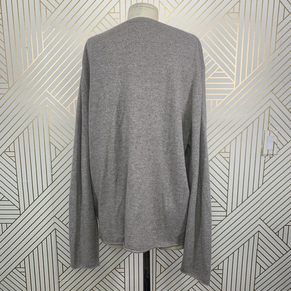 Vince Men's Marl Crewneck Cashmere Sweater In Heather‎ Palomar Size US XL - Picture 7 of 12